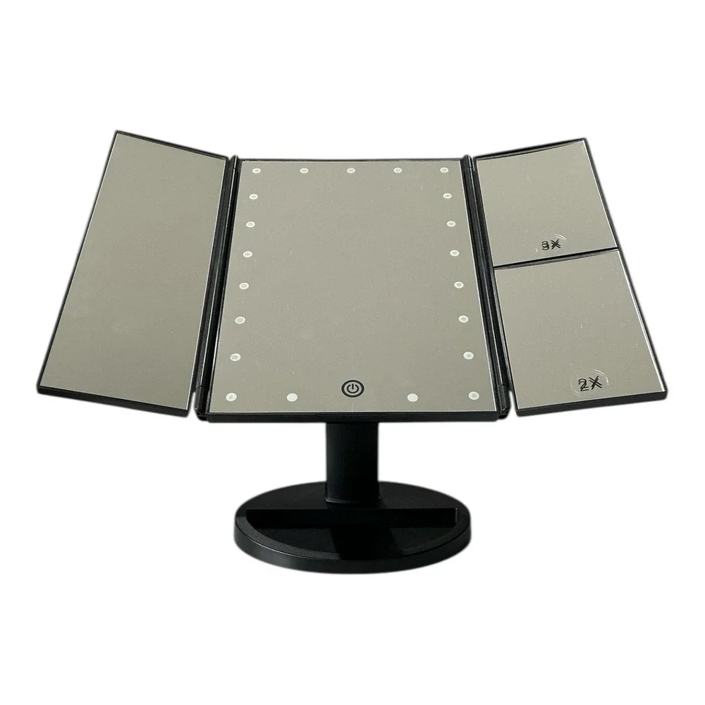 WEILY - Makeup Mirror (21 LED Lights) - Tri-Fold‎ Vanity
